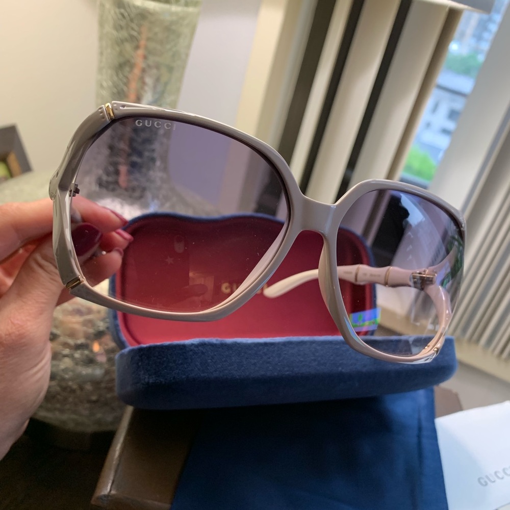 ⛔️SOLD⛔️Authentic GUCCI 58 Oversize Square Acetate - Picture 3 of 8